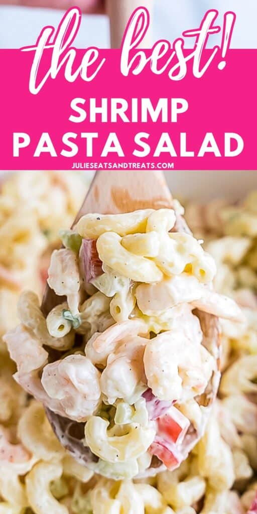 Shrimp Pasta Salad Pinterest Image
