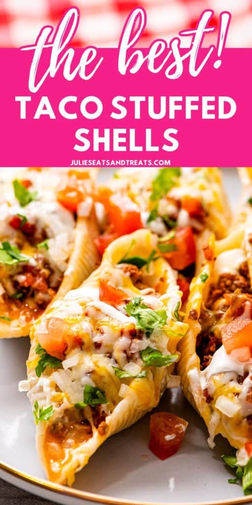 Taco Stuffed Shells Pin Image