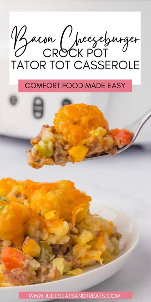 Crock Pot Egg Bake {Tater Tots} - Julie's Eats & Treats ®