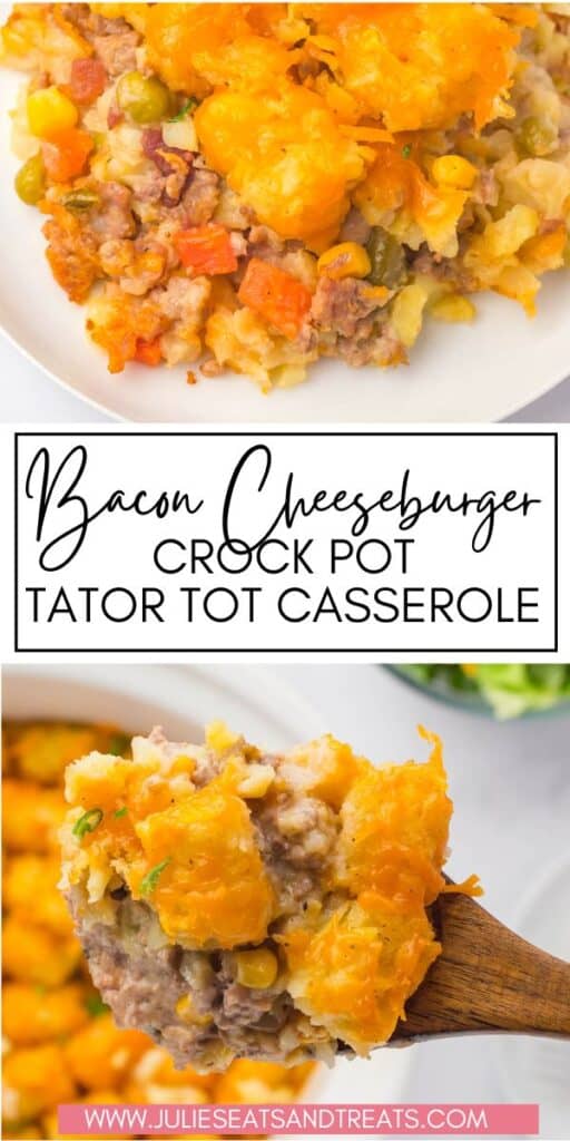 Crock Pot Egg Bake {Tater Tots} - Julie's Eats & Treats ®