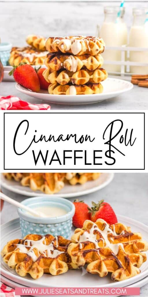 Cinnamon Roll Waffles JET Pin Image