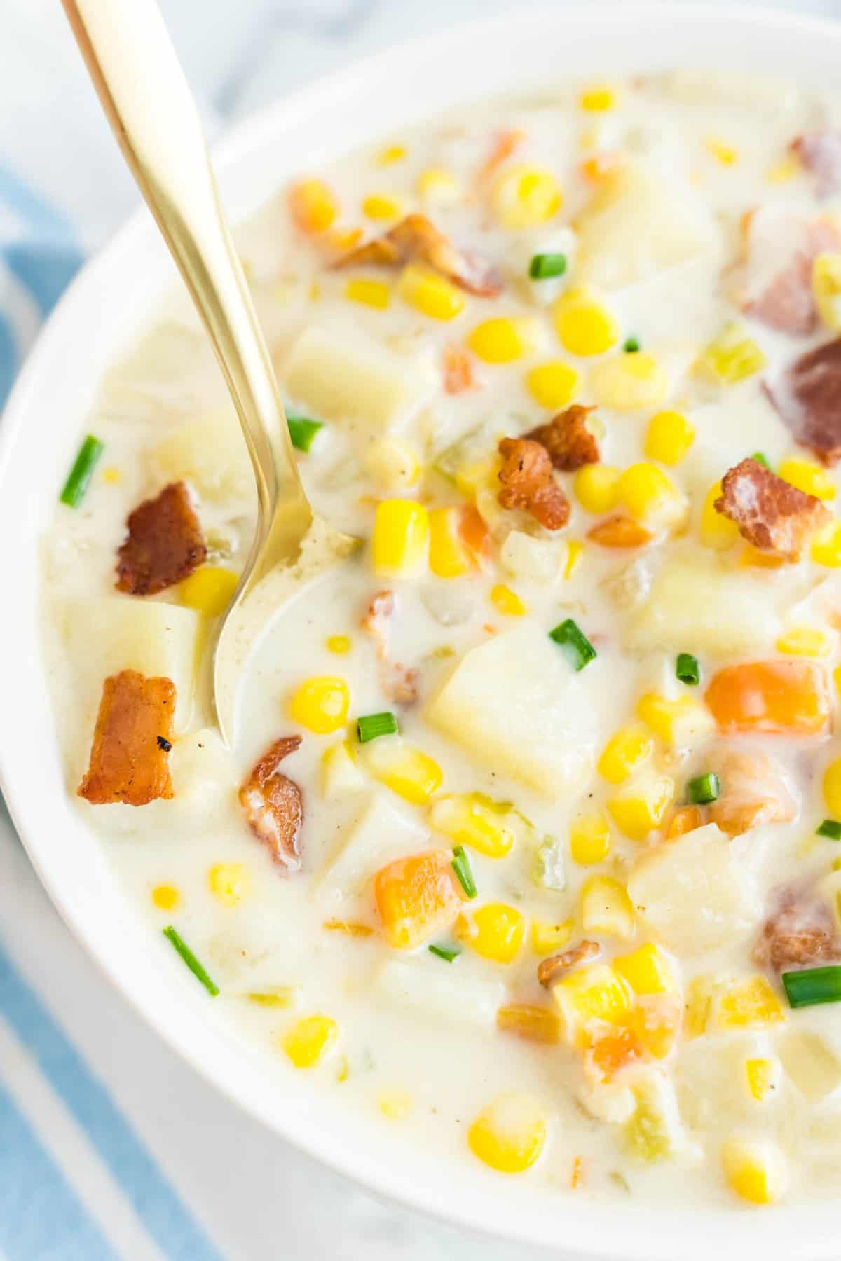 Corn Chowder with Bacon Recipe