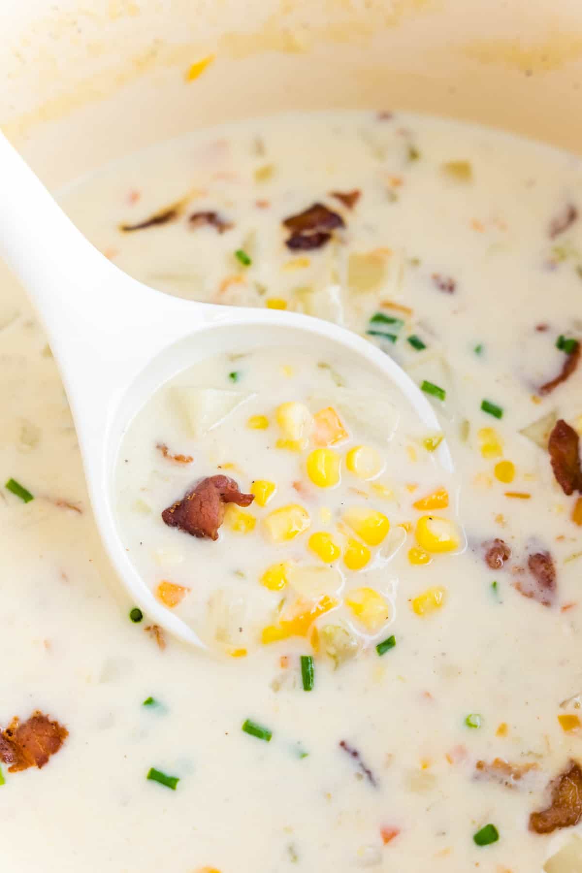 Stirring Corn Chowder Recipe