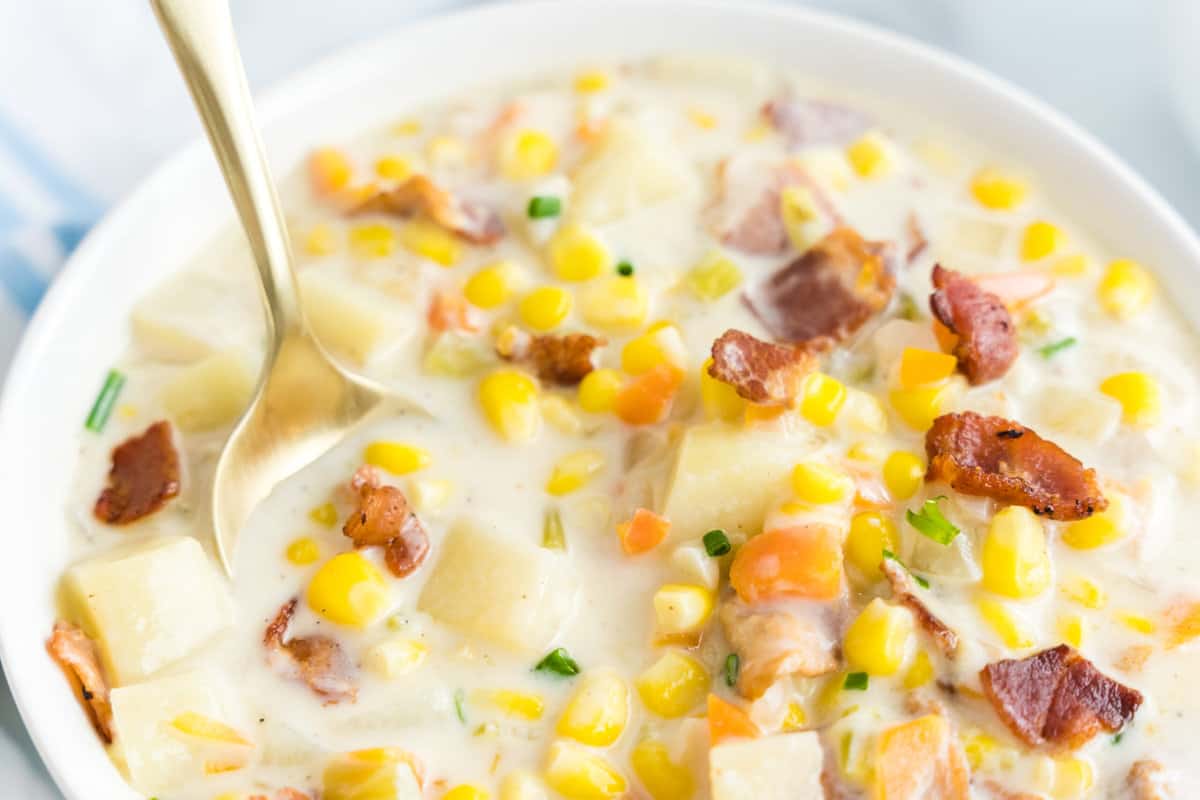 Corn Chowder with Bacon Recipe