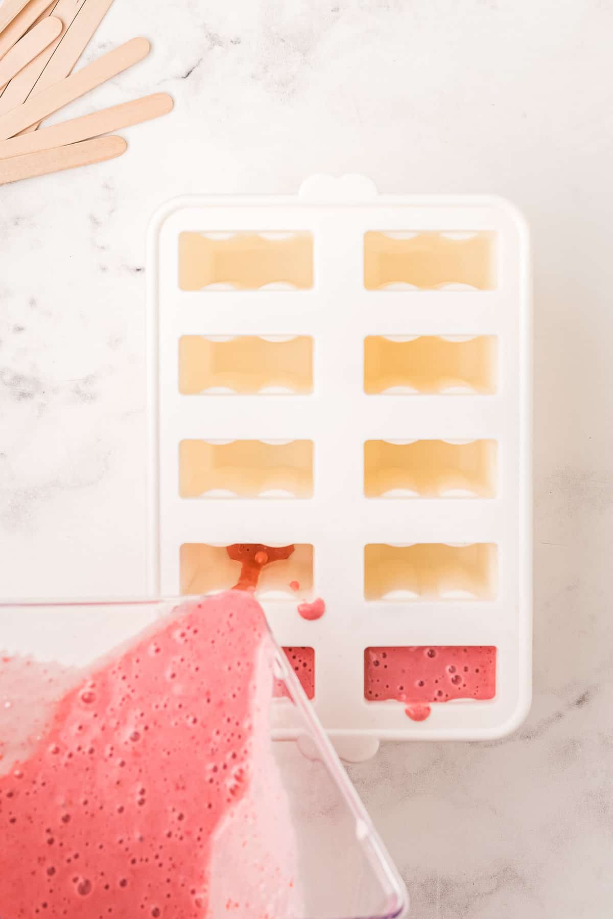 Pour into a Popsicle Mold