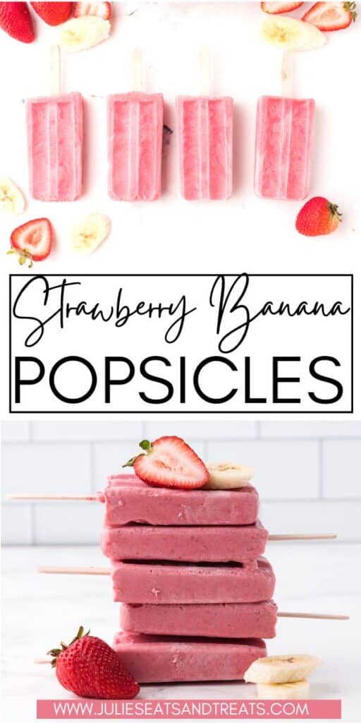 Strawberry Banana Popsicles JET Pin Image