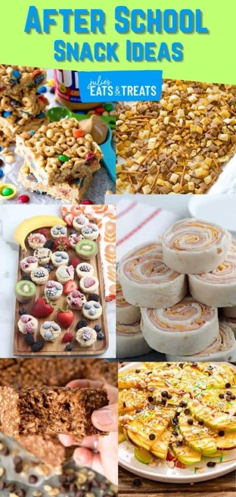 After School Snack Ideas Pin Image