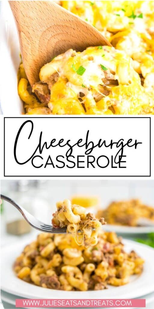 Cheeseburger Casserole JET Pinterest Image