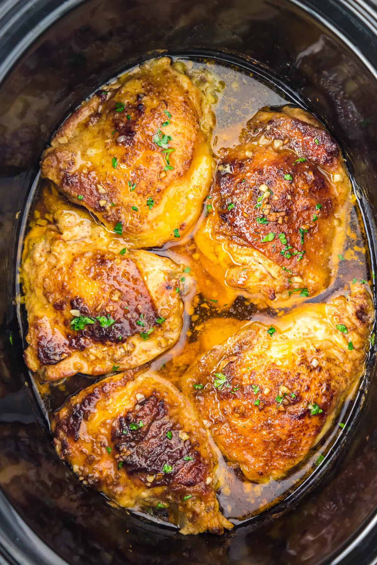 Slow Cooker Chicken Thighs in Crock Pot