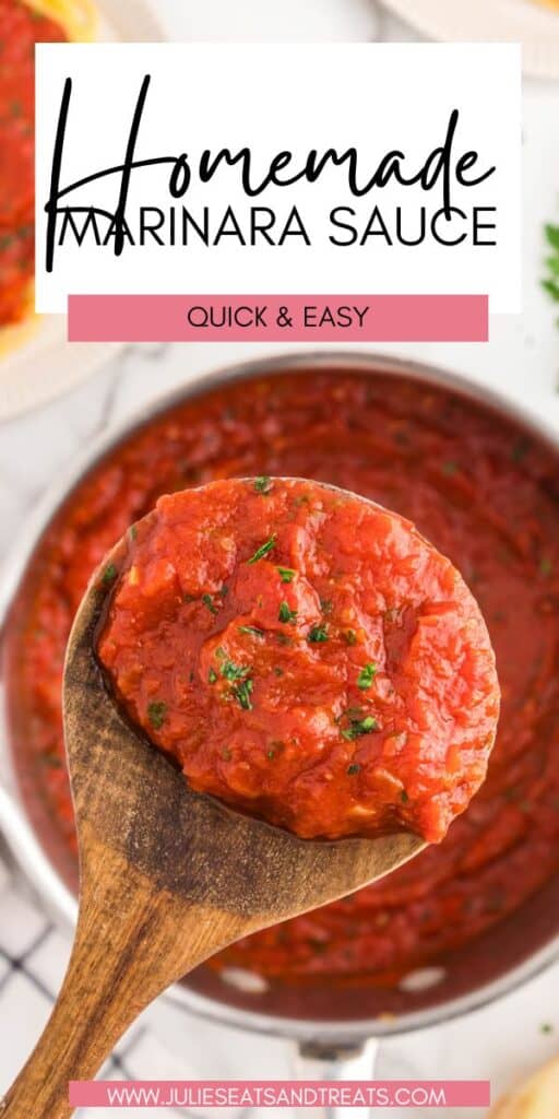 Homemade Marinara Sauce JET Pin Image