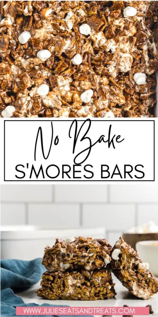 No Bake S'mores Bars JET Pin Image