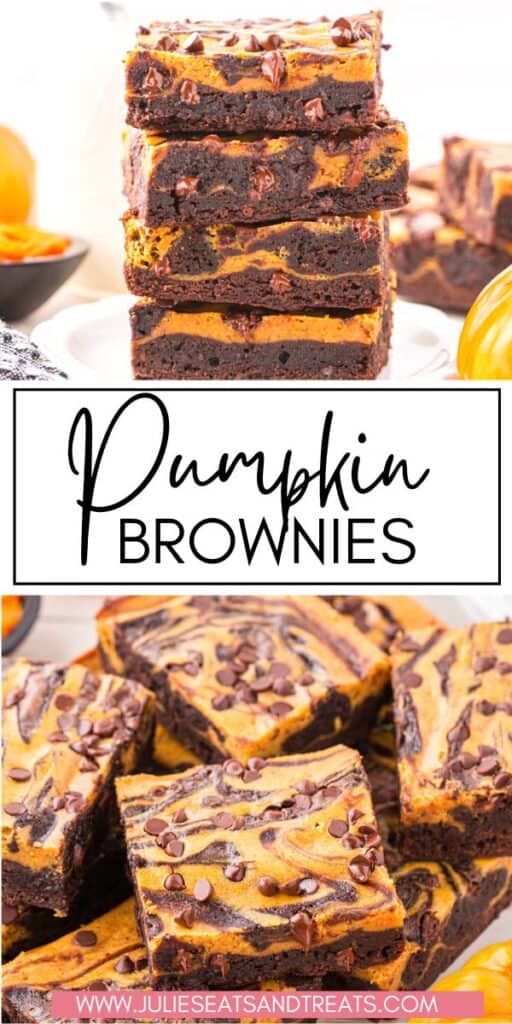 Pumpkin Brownies JET Pinterest Image