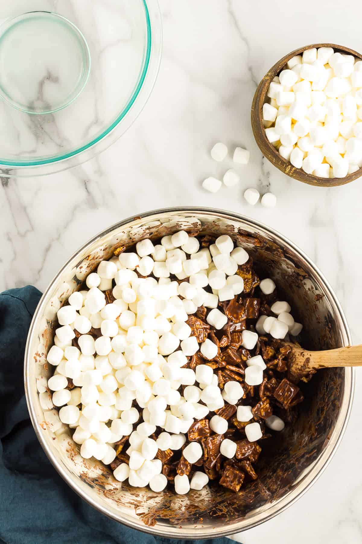 Add in the Marshmallows and mix together.