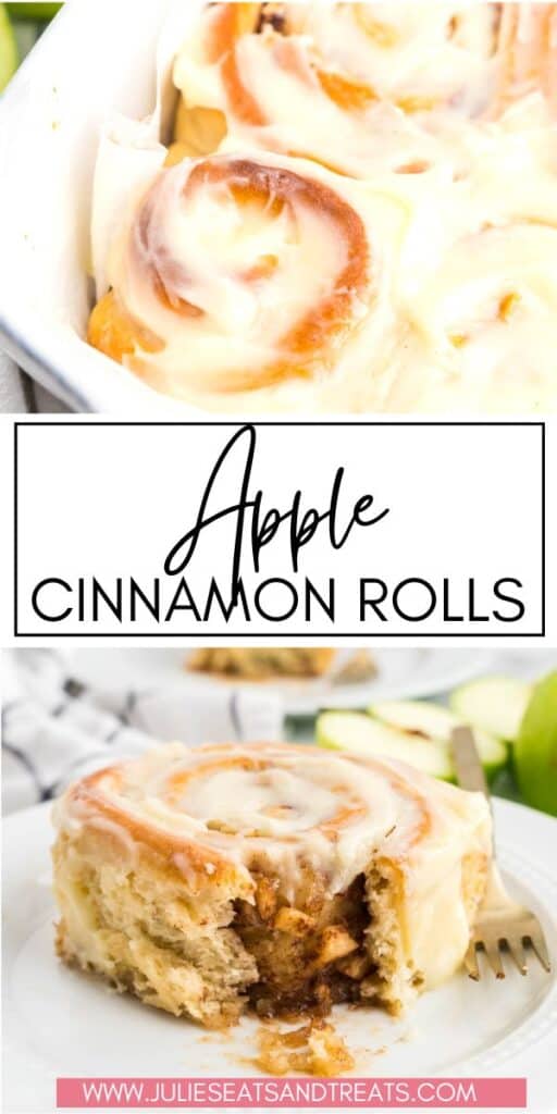 Apple Cinnamon Rolls JET Pinterest Image