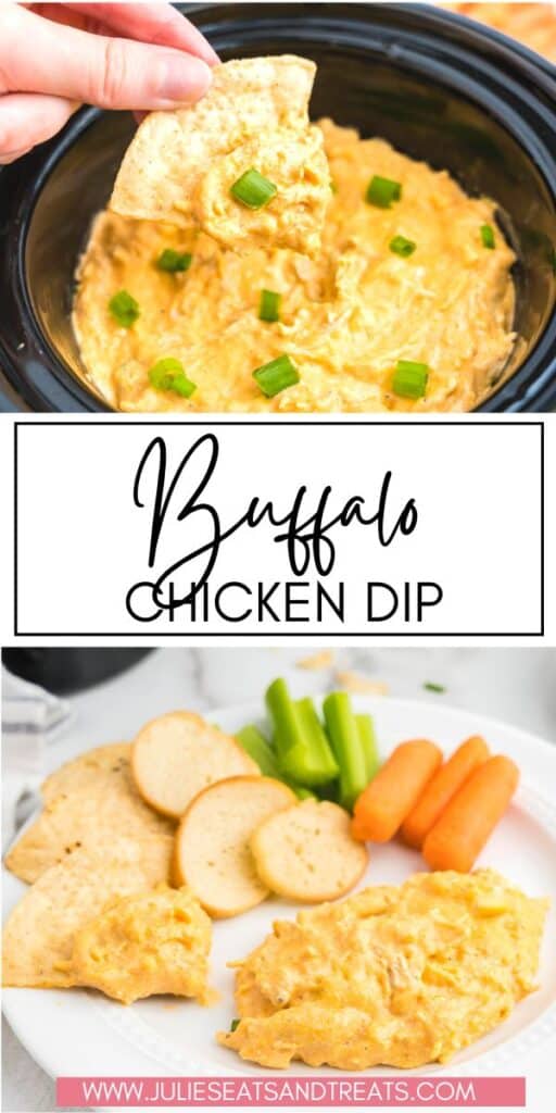 Buffalo Chicken Dip JET Pinterest Image