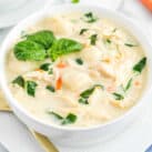 Chicken Gnocchi Soup Recipe in Bowl