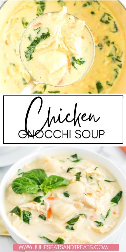 Chicken Gnocchi Soup JET Pinterest Image