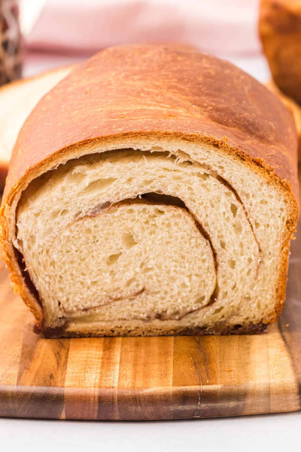 Cinnamon Swirl Bread fresh out of the oven