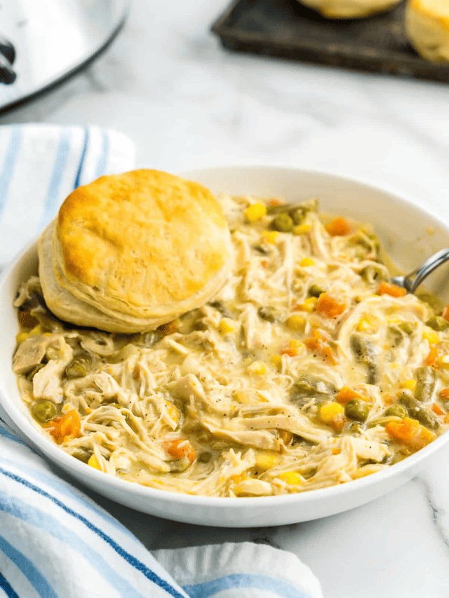Crock Pot Chicken Pot Pie