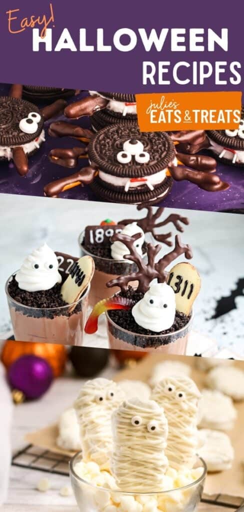 Easy Halloween Recipes Pin Collage