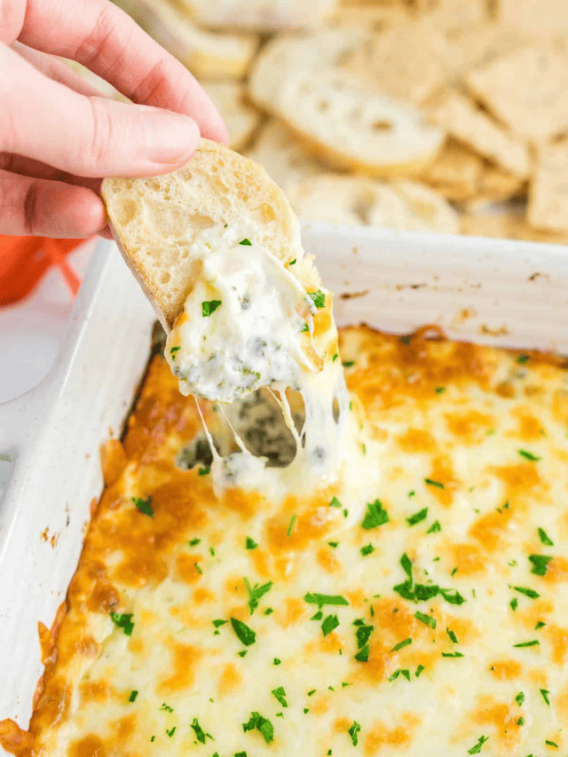 Hot Spinach Dip - Julie's Eats & Treats