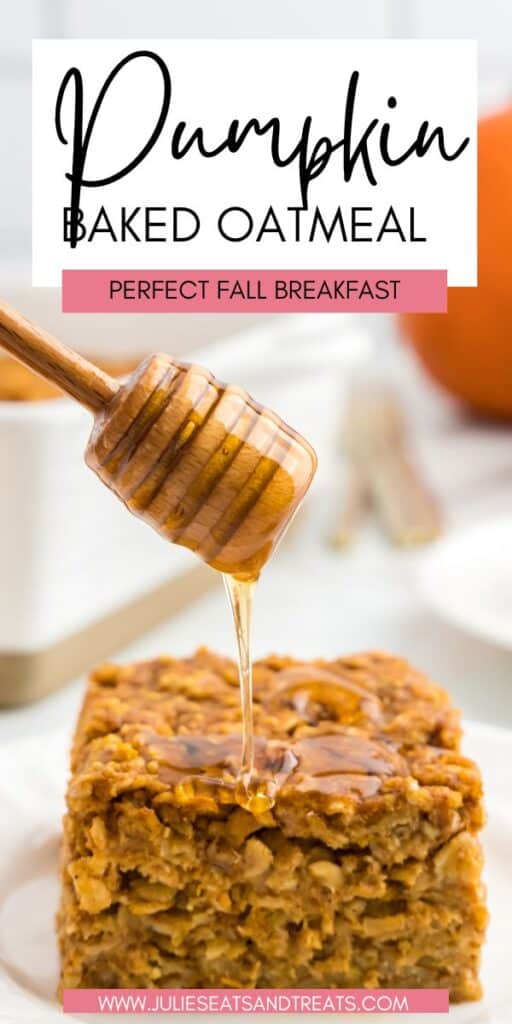 Pumpkin Baked Oatmeal JET Pin Image