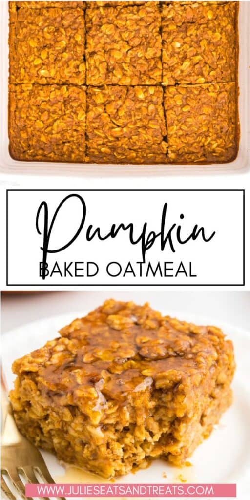 Pumpkin Baked Oatmeal JET Pinterest Image