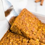 Close up of Pumpkin Baked Oatmeal Square image