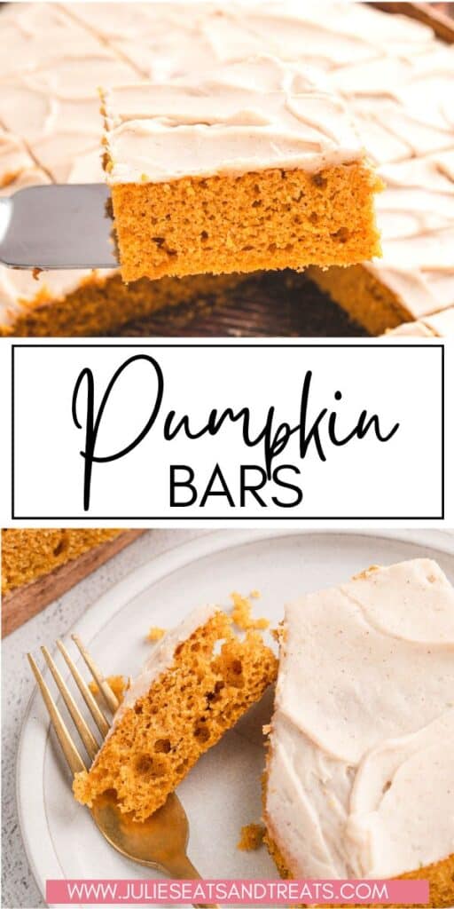 Pumpkin Bars JET Pinterest Image