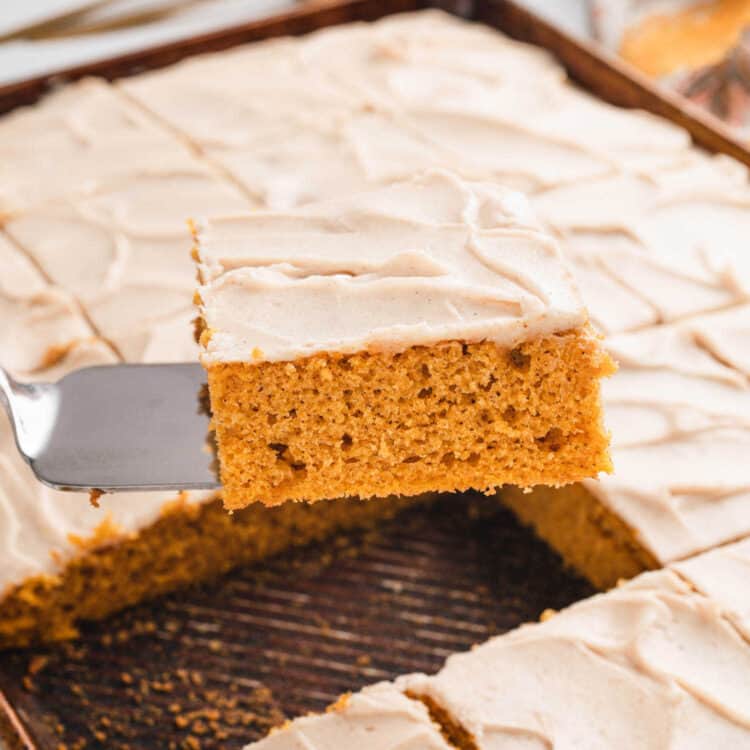 Pumpkin Bars in Sheet Pan