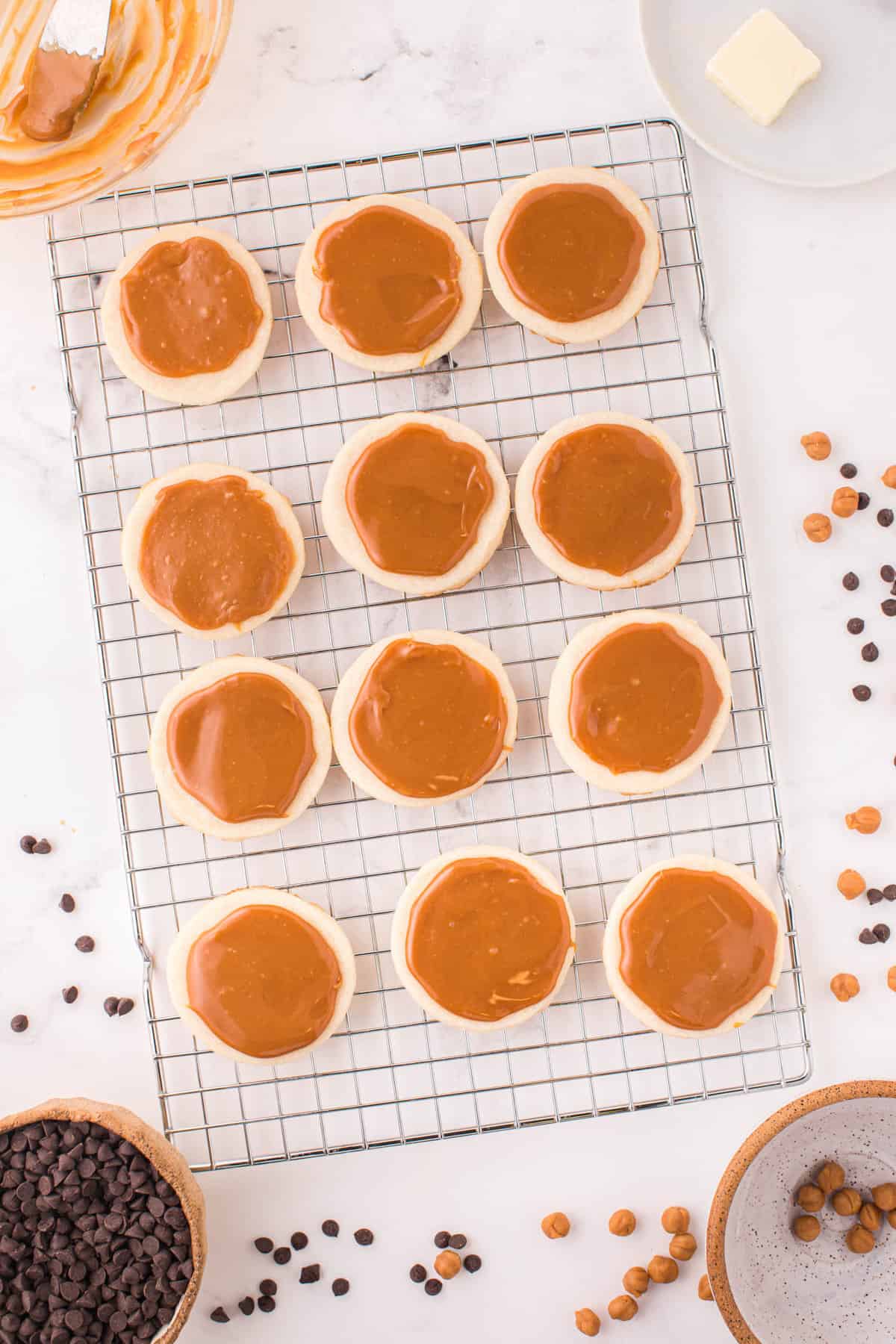Caramel Atop Cookies for Twix Cookies Recipe