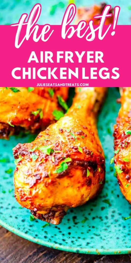 Air Fryer Chicken Legs Pin Image (1)