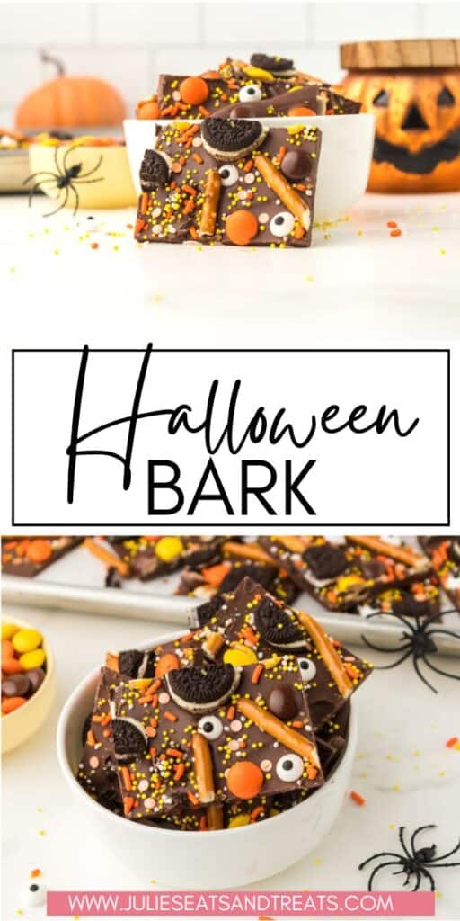 Halloween Bark JET Pin Image