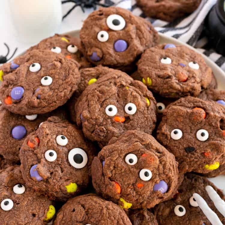 Halloween Monster Cookies Square Image