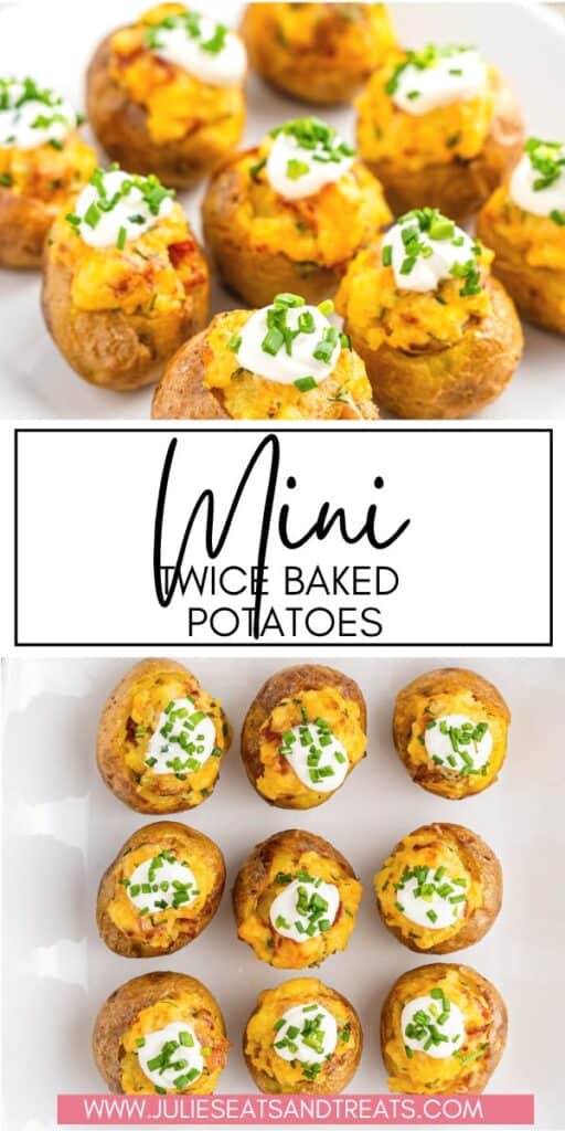 Mini Twice Baked Potatoes JET Pinterest Image