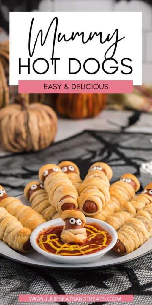 Mummy Hot Dogs JET Pinterest Image
