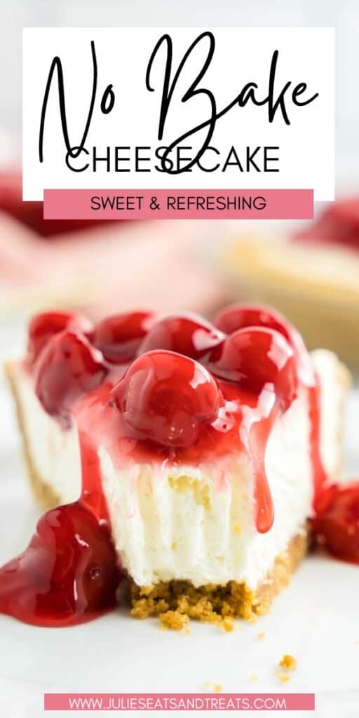 No Bake Cheesecake JET Pin Image