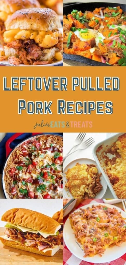 Leftover Pulled Pork Recipes Pin Image