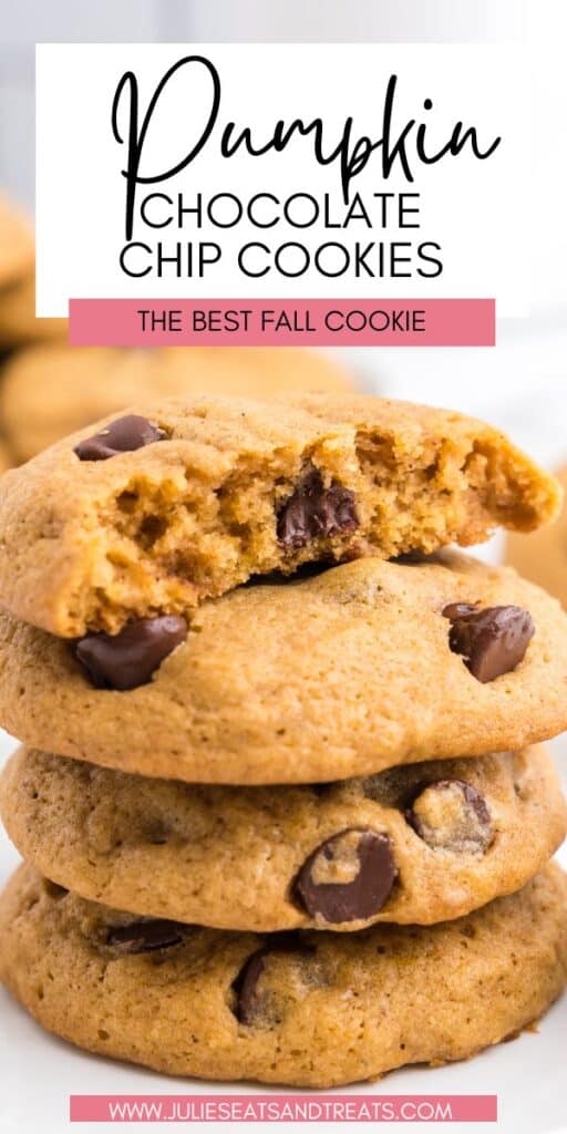 Pumpkin Chocolate Chip Cookies JET Pin Image