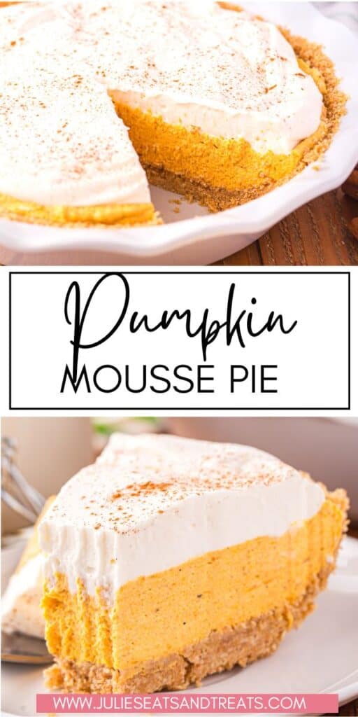 Pumpkin Mousse Pie JET Pinterest Image