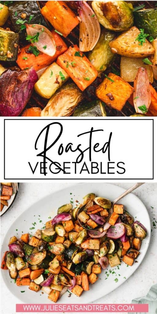 Roasted Vegetables JET Pinterest Image