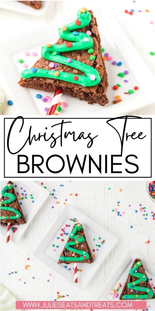 Christmas Tree Brownies JET Pin Image