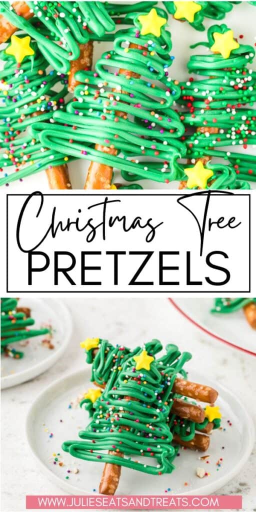 Christmas Tree Pretzels JET Pin Image