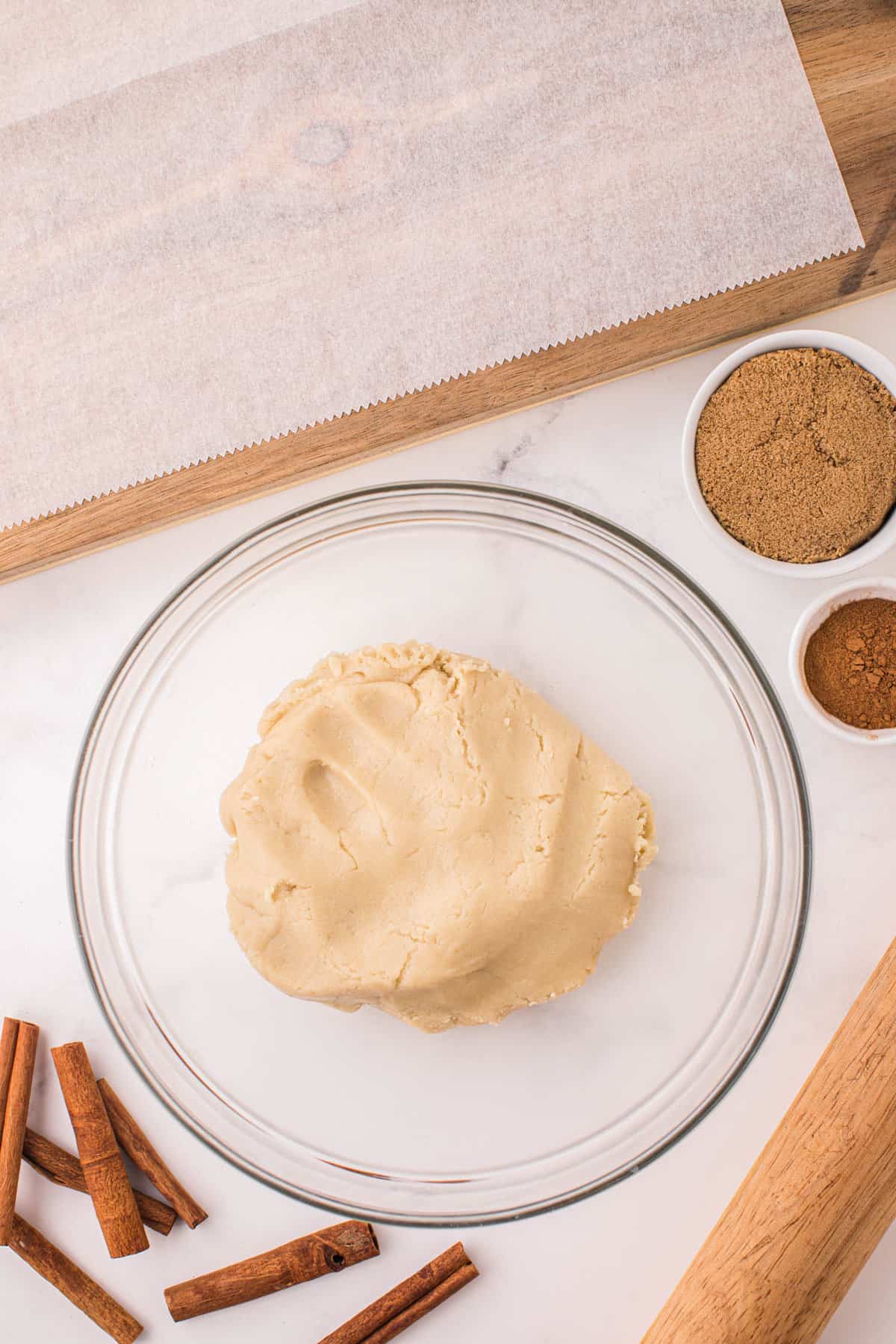 Dough for Cinnamon Roll Cookies