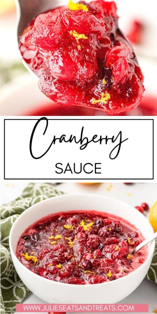 Cranberry Sauce JET Pin Image