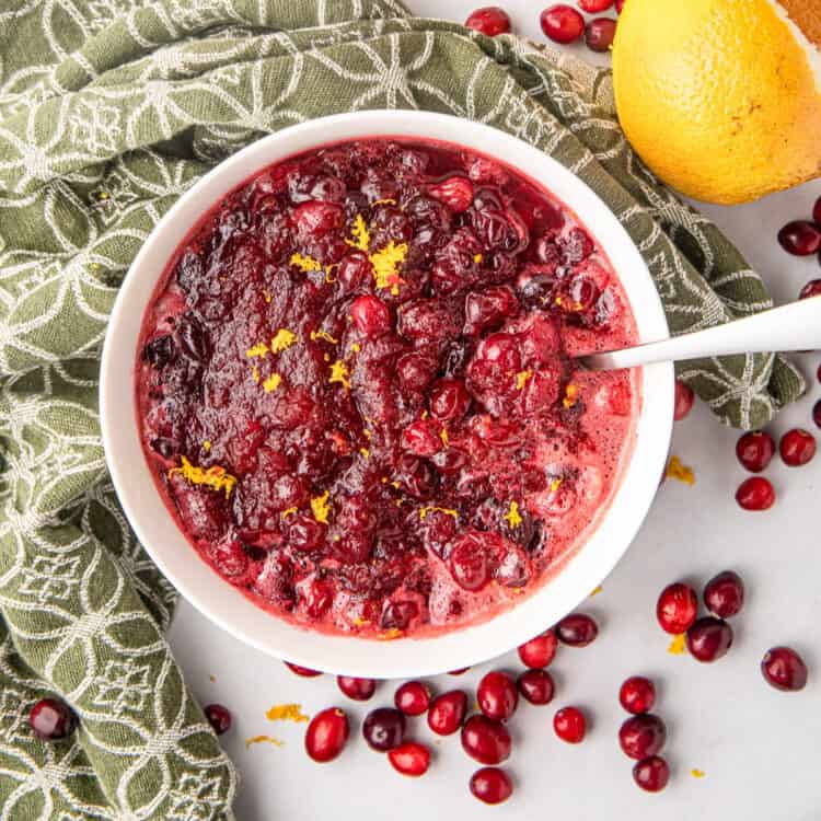 Cranberry Sauce Square cropped image