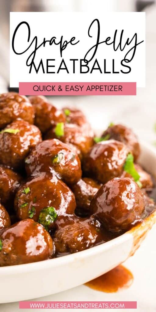 Grape Jelly Meatballs JET Pin Image