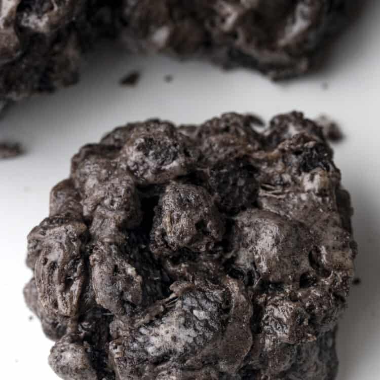 Close up Photo of Lump of Coal Cookie