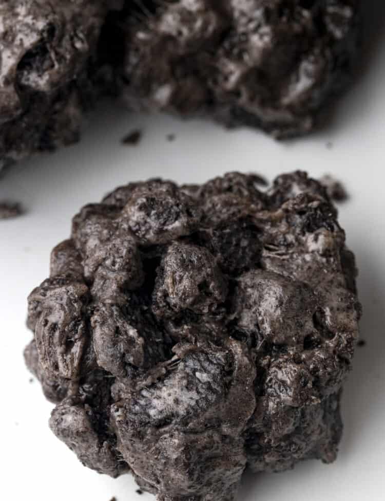 Close up Photo of Lump of Coal Cookie