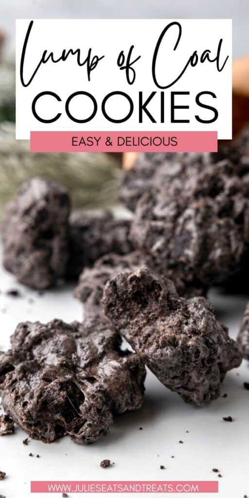 Lump of Coal Cookies JET Pinterest Image